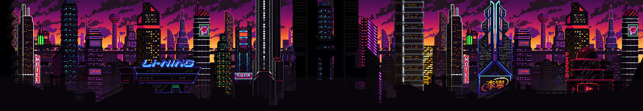 Scifi City, Paris Fashion Week background for stage.