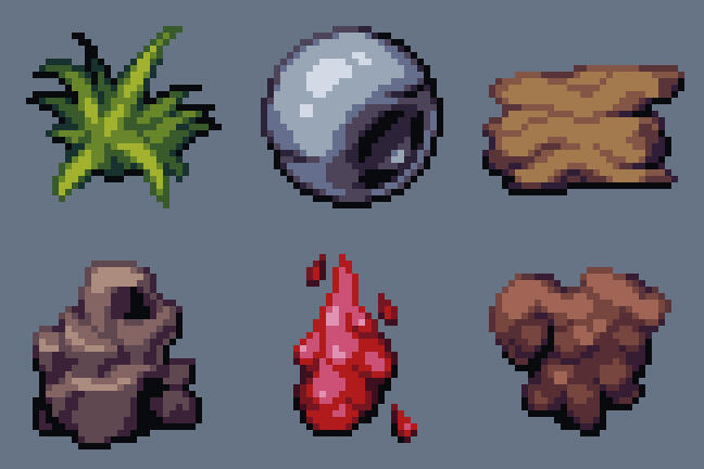 Texture material sprites