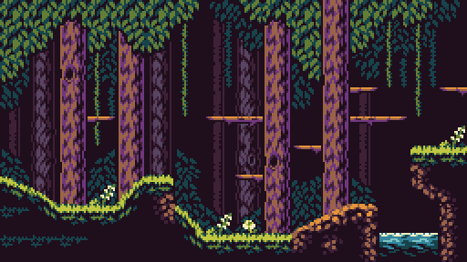 Deep forest, asset pack