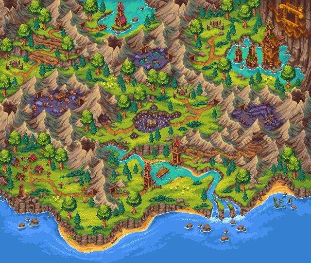 World Map, Tiny Thor