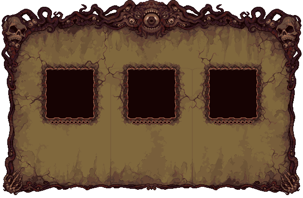 Lovecraftian game UI
