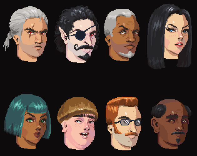 Portrait maker, asset pack