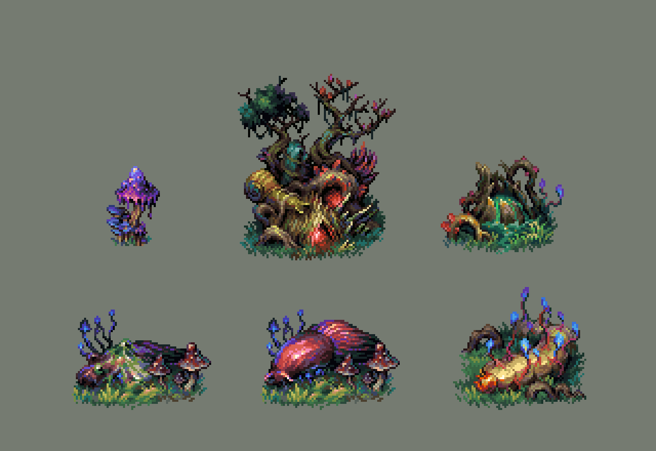 Roots biome additional map entities