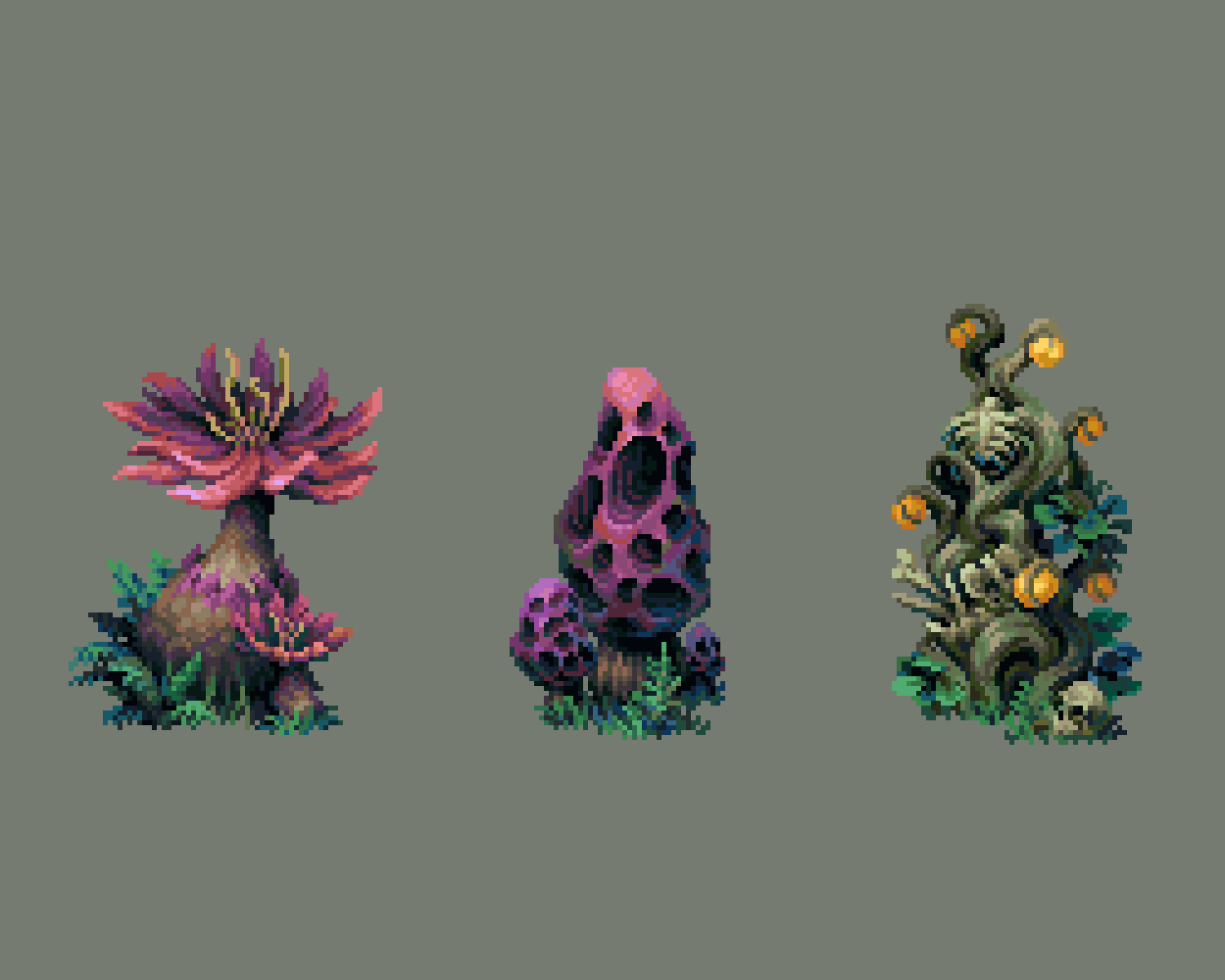 Roots biome plants