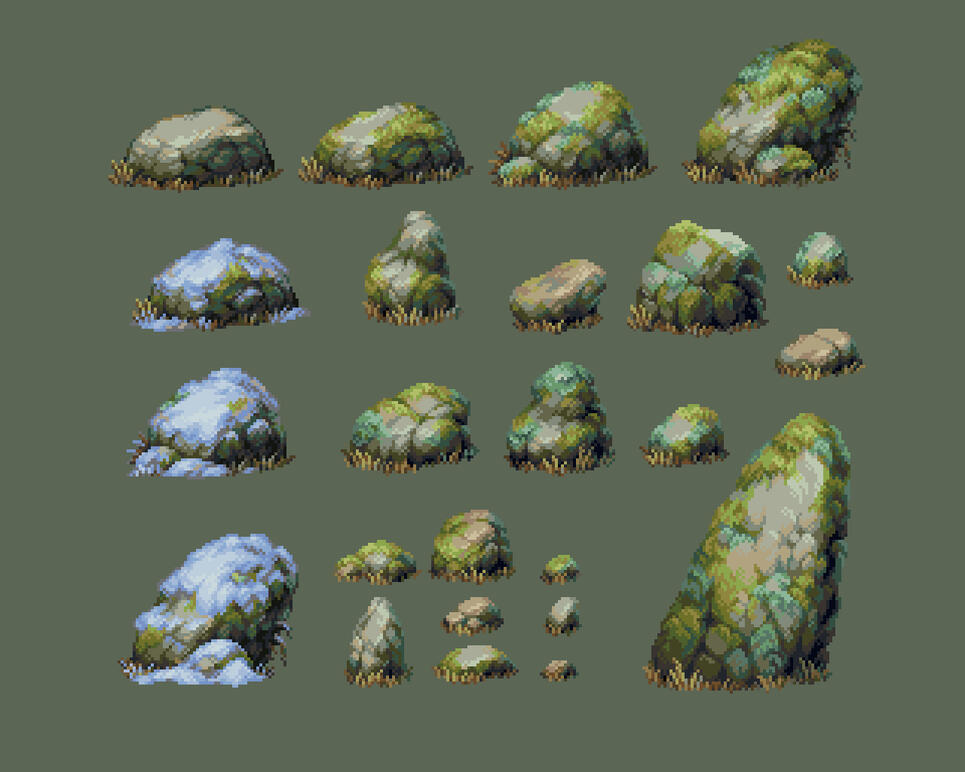 Vanir biome rock sprites