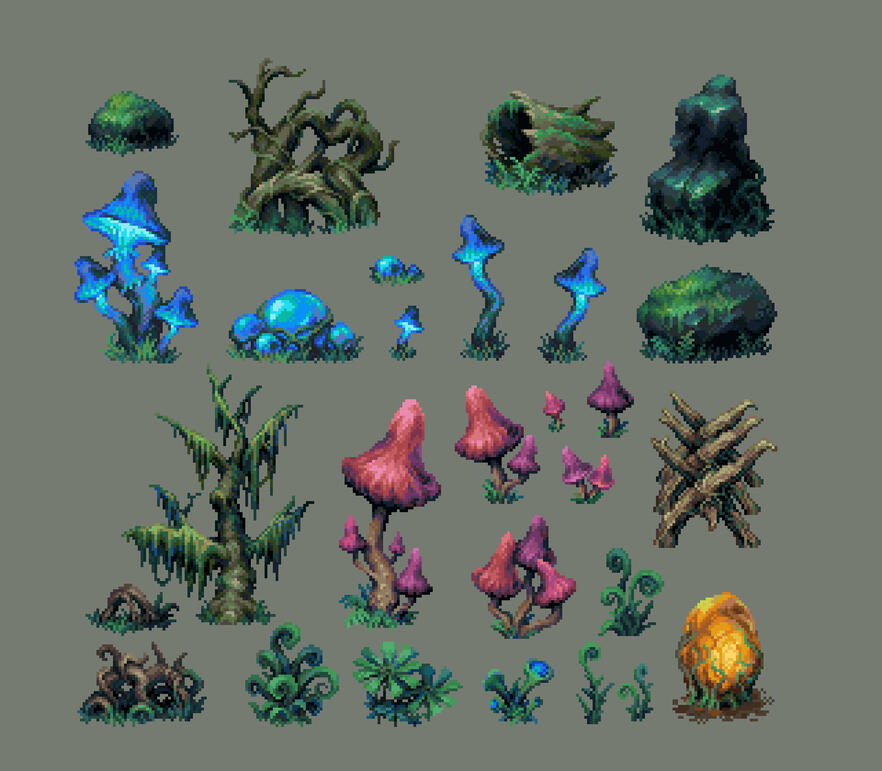 Roots biome plants