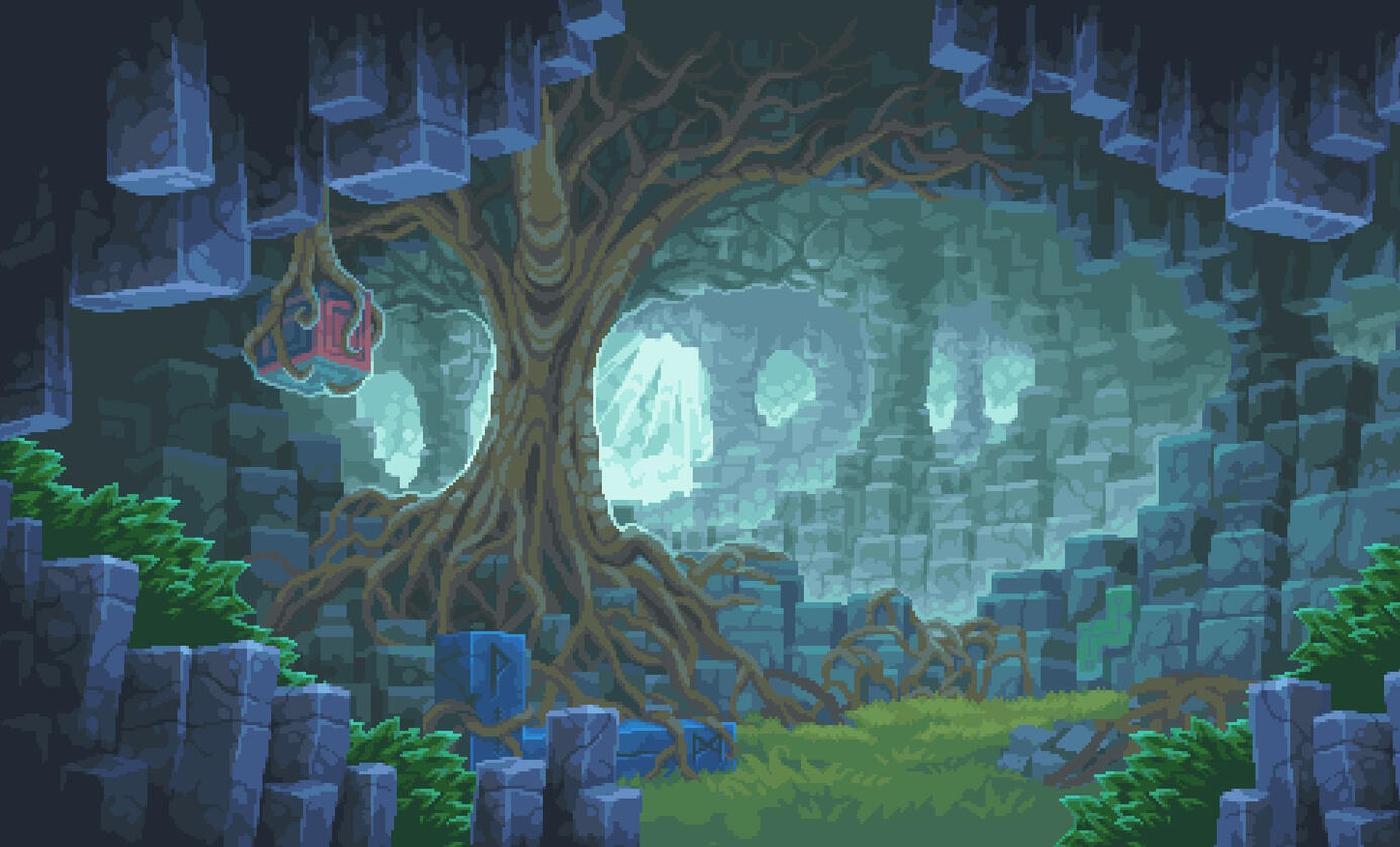 Tiny Thor boss room background