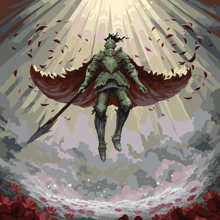 Knight of the Blossoms, Illustration