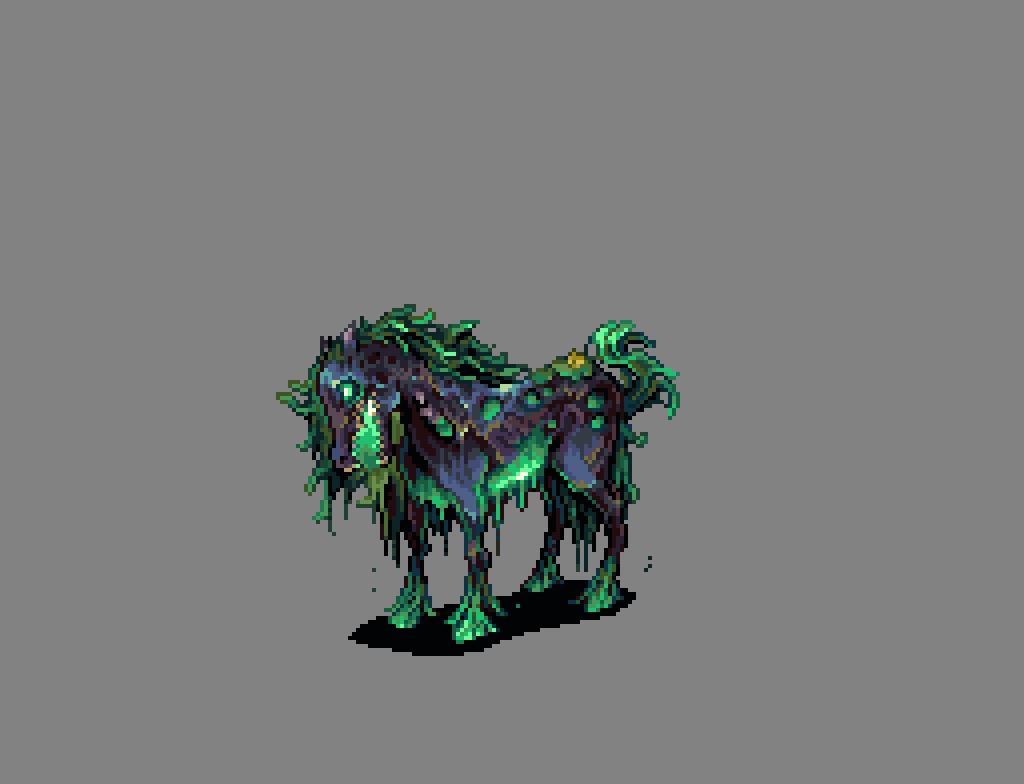 Hunger. Design by me, base animation in flat colours by Emanu Garnheim, then rendered by me.