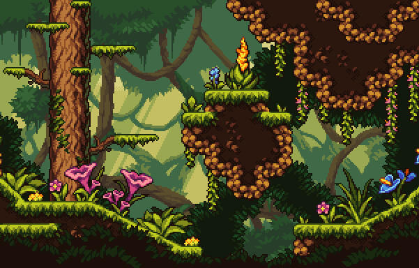 Fantasy jungle, asset pack