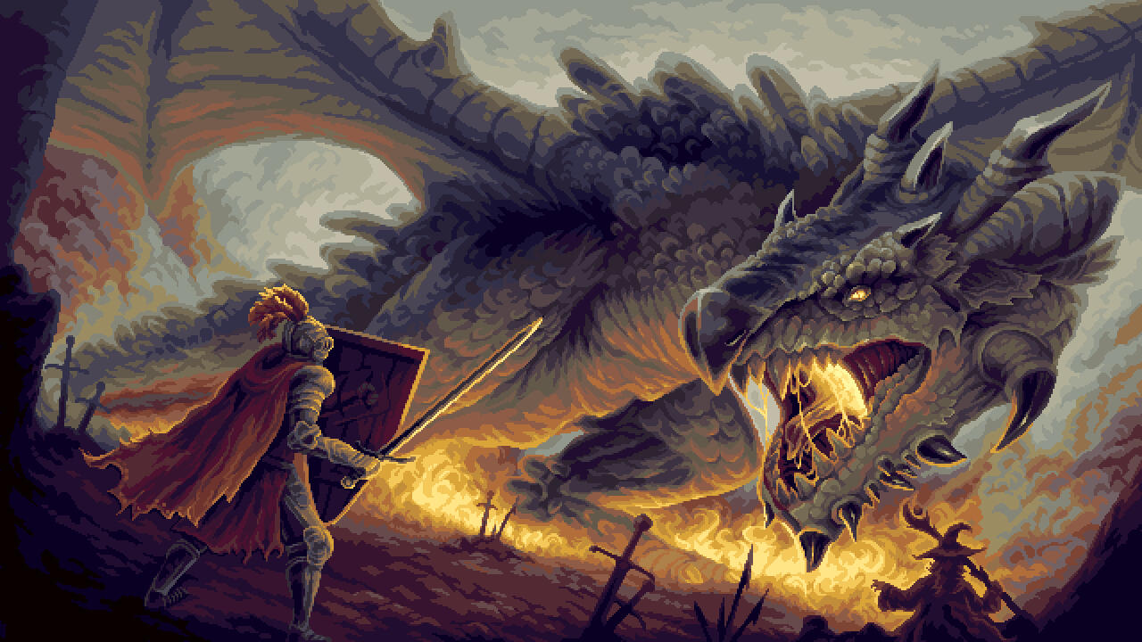 Dragon Battle, Illustration