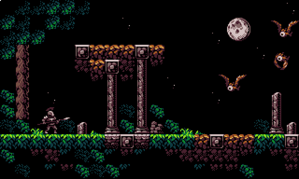 NES inspired game mockup