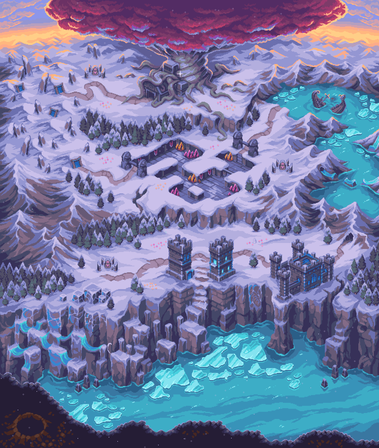 Tiny Thor World map