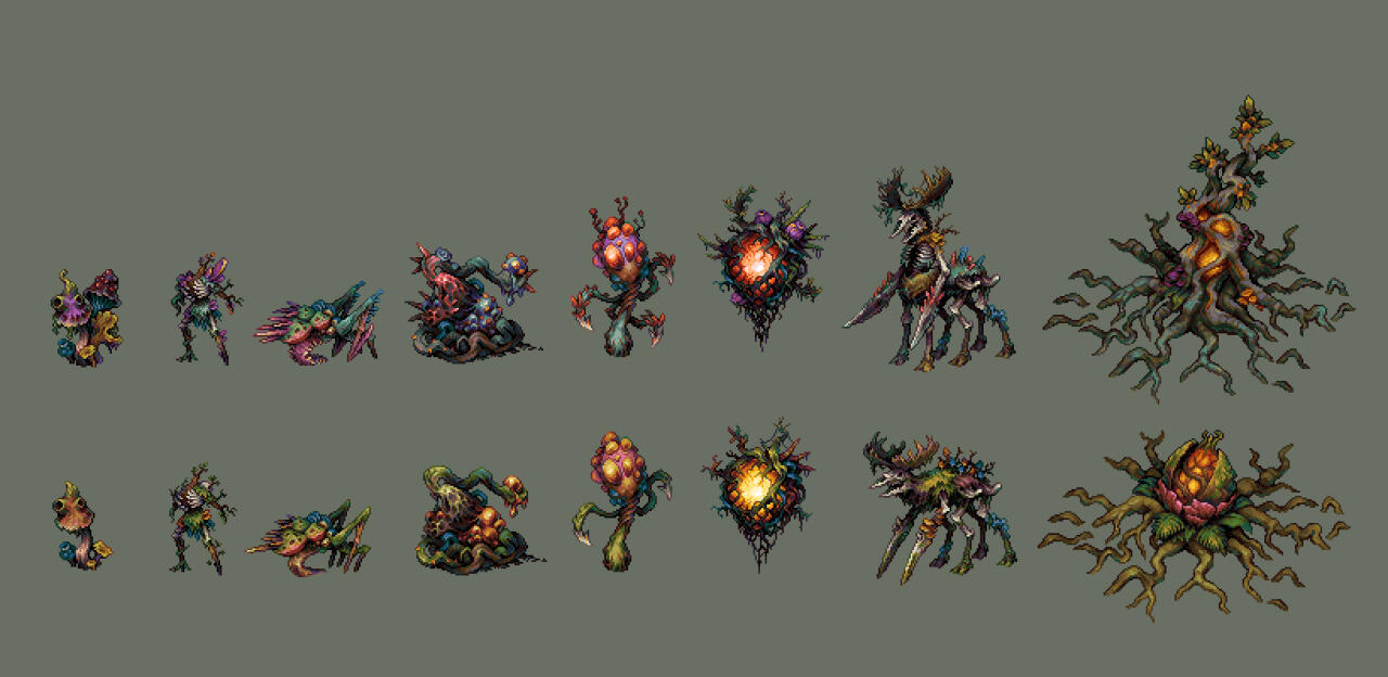 Songs of Conquest Roots faction units. Christian Knutsson as art director.