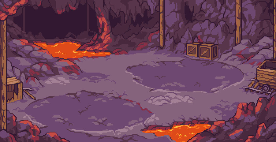Coromon Lava Caves background