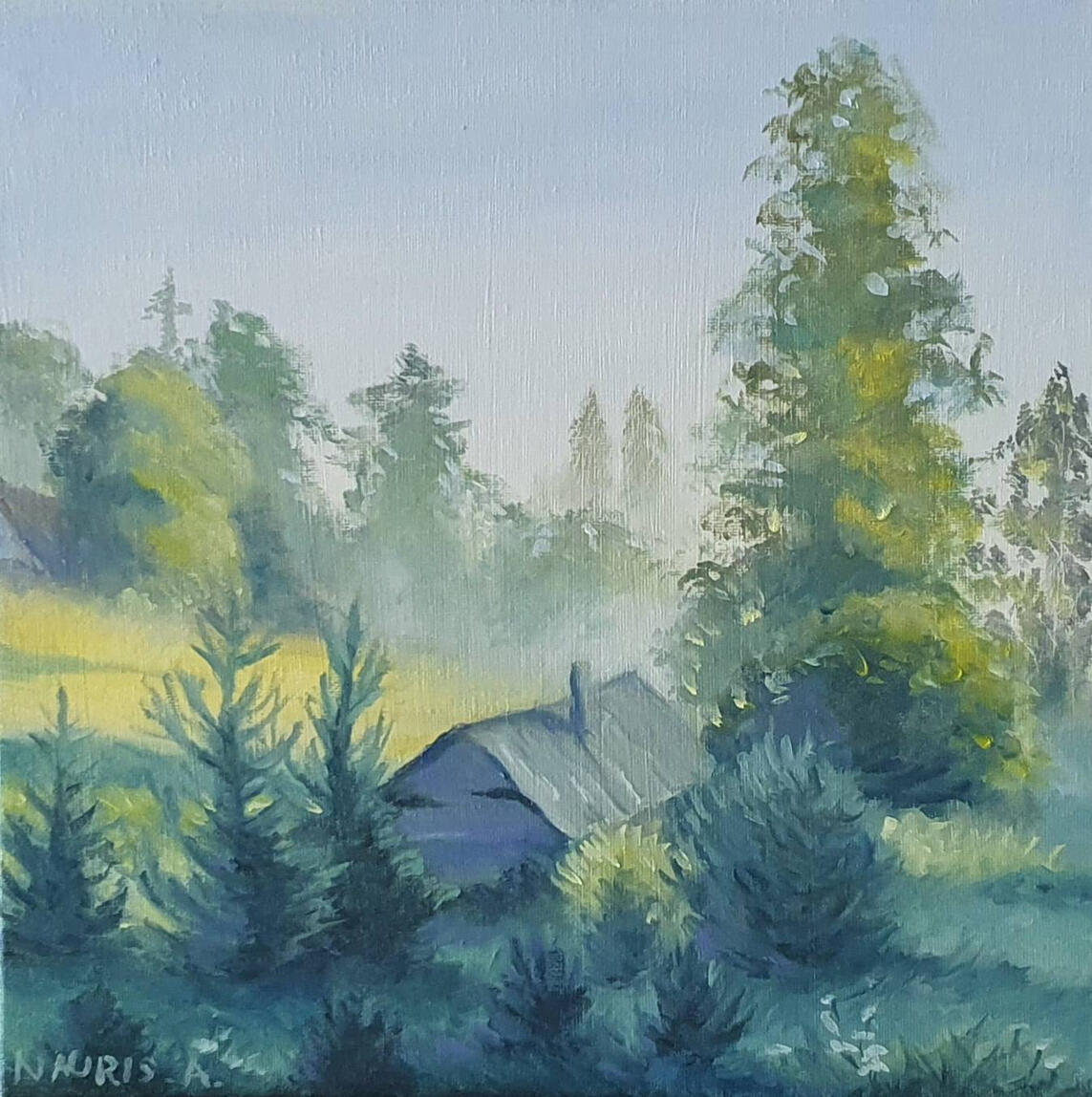 NOT AVAILABLE, 30x30cm, Oil Painting, 2025, study from picture.