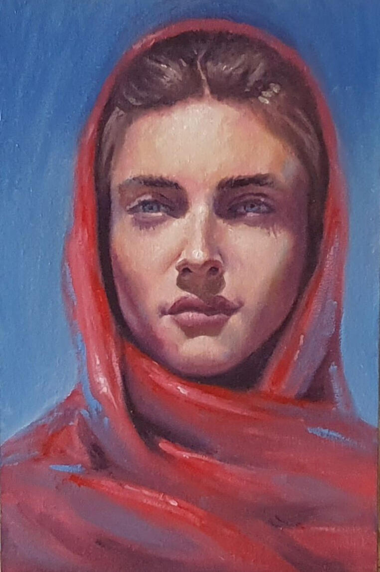 NOT AVAILABLE, 20x30cm, Oil Painting, 2025, study from picture.
