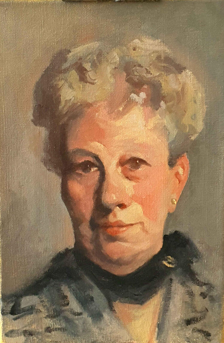 NOT AVAILABLE, 20x30cm, Oil Painting, 2024, Study of a J.S.Sargent Painting