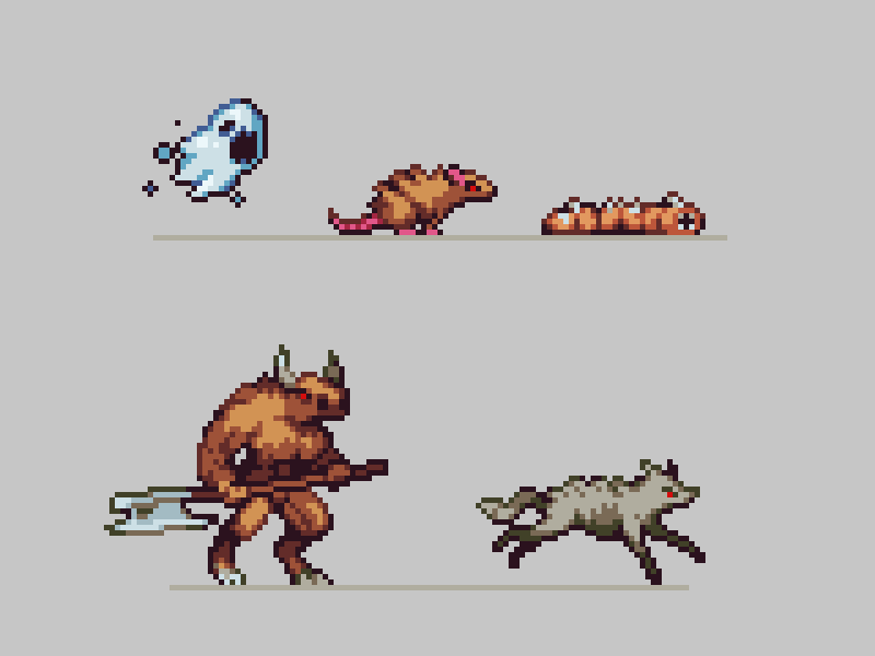 Fantasy Enemy Creatures