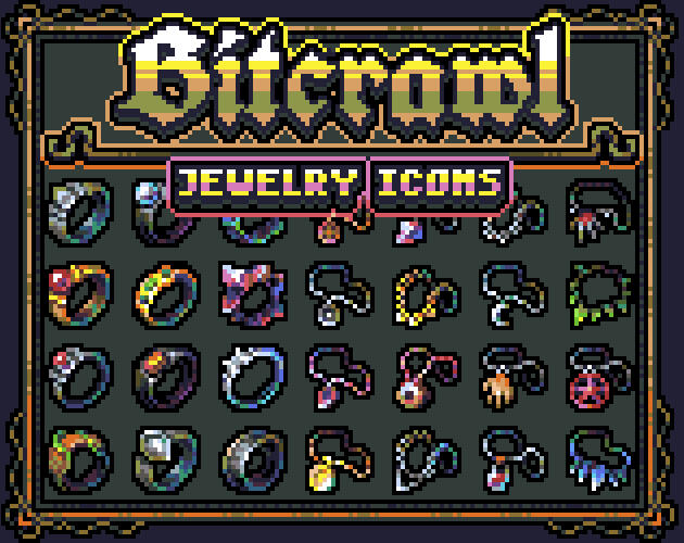 Bitcrawl - Jewelry Icons