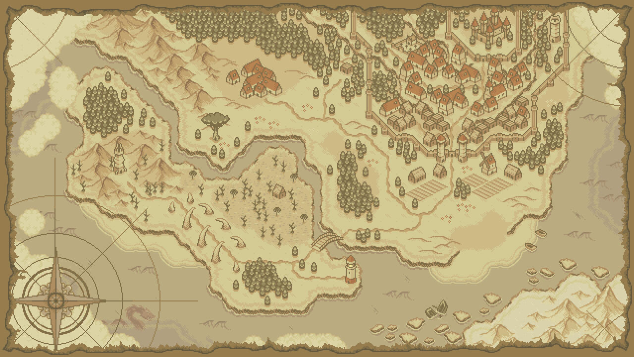 Fantasy Paper Map